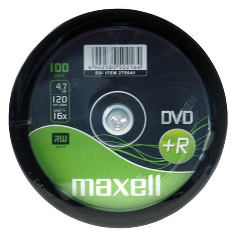DVD+R 4.7GB 100pk, DVD+R, Fuso - Foto 1